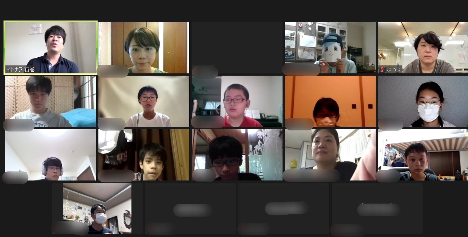 1.2期生通常講習9回目・3期生講習4回目